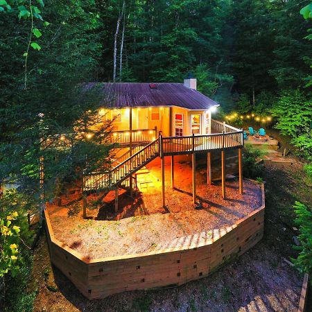 Cozy Cabin Retreat - Hot Tub, Fireplace & Fire Pit Blue Ridge Exteriör bild